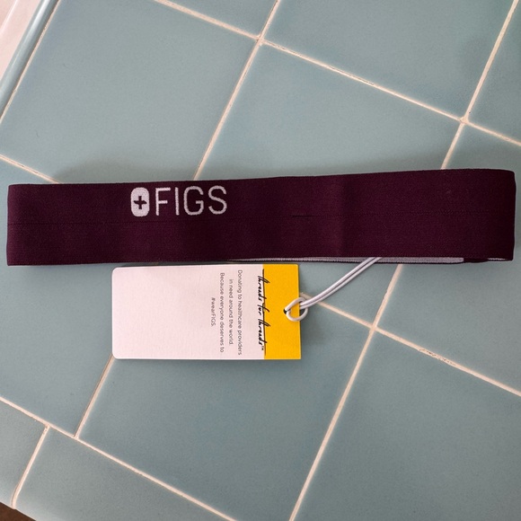 Figs Accessories - FIGS Dark Purple Headband